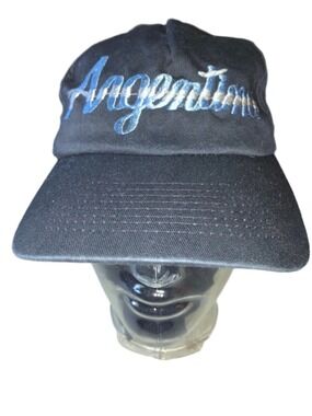 Men's Unbranded Black Argentina Baseball Cap One Size